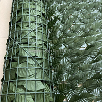 Panel Pagar Privasi Kualitas Tinggi 100*300Cm Dekorasi Dinding Pagar Daun Buatan Dinding Daun Buatan