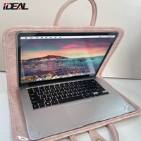 Sac et étui pour ordinateur portable en PU de style féminin, fabriqué par IDEAL Factory, pour ordinateurs portables