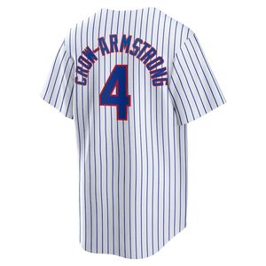 Maillot de baseball court personnalisé brodé et imprimé en gros, style Chicago # 4 Crow-Armstrong # 7 Dansby Swanson # 3 Alex Bregman - Product Image 2