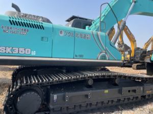 Kobelco SK350 segunda mano sobre orugas 35 TON alta calidad CE con el precio más barato Japón Original usado excavadora pesada - Product Image 5