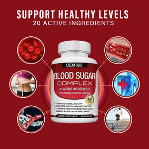 توفر شركة تصنيع المعدات الأصلية كبسولات سكر الدم القرفة ملبري الدعم الغذائي لمستويات السكر في الدم - Product Image 4