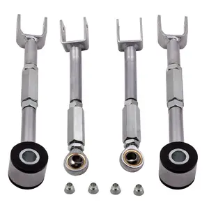 maxpeedingrods Adjustable Rear Camber/ Control Arms + Toe Traction Alignment for Nissan 350Z 2003-2009 Heavy Duty Steel