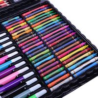 Promoción al por mayor: Nuevo set de papelería ligero de 168 piezas multicolor de marca OEM para niños, ideal para dibujo escolar, arte, estudiantes y regalos de oficina.