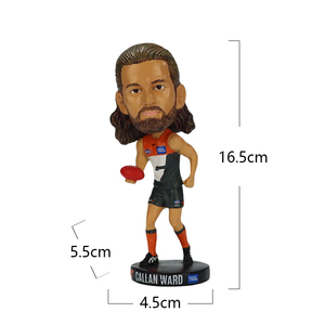 Figurita de jugador de béisbol de esin, adorno de mesa de bobblehead para coche - Product Image 3