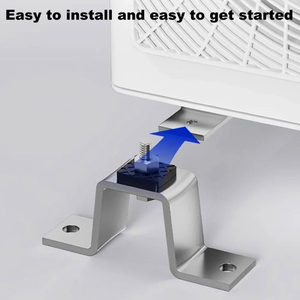 Soporte de Montaje para Tubos de Condensador de Aire Acondicionado, de Alta Resistencia, Antivibración, para Exteriores, Marca YOD Custom HVAC Contractor - Product Image 3