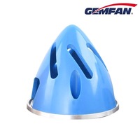 Hélice Gemfan Spinner 51mm 57mm 63mm 70mm 75mm 82mm, base en aluminium, plastique léger, équilibrée, 2 pales, pour avion RC