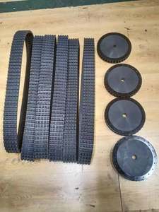 Courroie transporteuse en caoutchouc pour robot chenillé en caoutchouc pour tondeuse à gazon chenille escalade d'<span class=keywords><strong>escalier</strong></span> - Product Image 4