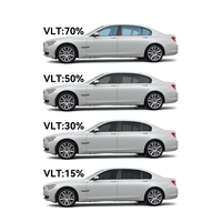 Film teinté pour vitres de voiture en céramique nano, protection UV IRR95%, vente en gros, rouleau de 1,52*30m