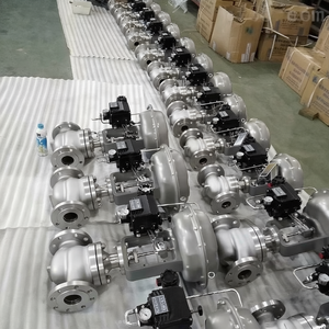 Vanne de régulation pneumatique COVNA DN20-DN300, vanne à diaphragme, vanne à boisseau sphérique, vanne à lame en acier inoxydable pneumatique - Product Image 6