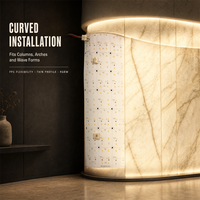 Panneau lumineux LED souple et flexible, feuille LED pliable et découpable, CRI élevé, éclairage LED de plafond incurvé pour intérieur commercial