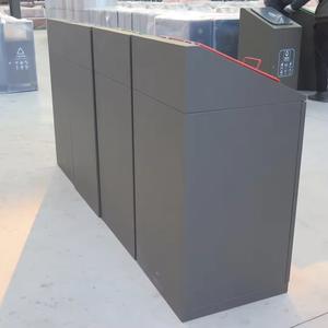 Poubelles classées pour cour résidentielle avec serrure, bacs de collecte des déchets imperméables pour les espaces publics - Product Image 3