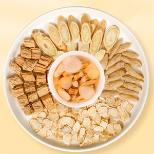 Cuatro tesoros Revive Power Té de frutas Astragalus Qi Nutritivo Ophiopogon Japonicus Té de deficiencia de sangre de ginseng americano - Product Image 2