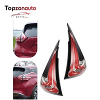 Topzonauto pour OEM 26550-5AA1D / 26555-5AA1D Pièces automobiles de rechange Feux arrière extérieurs gauche et droit rouges pour Nissan Murano 2015