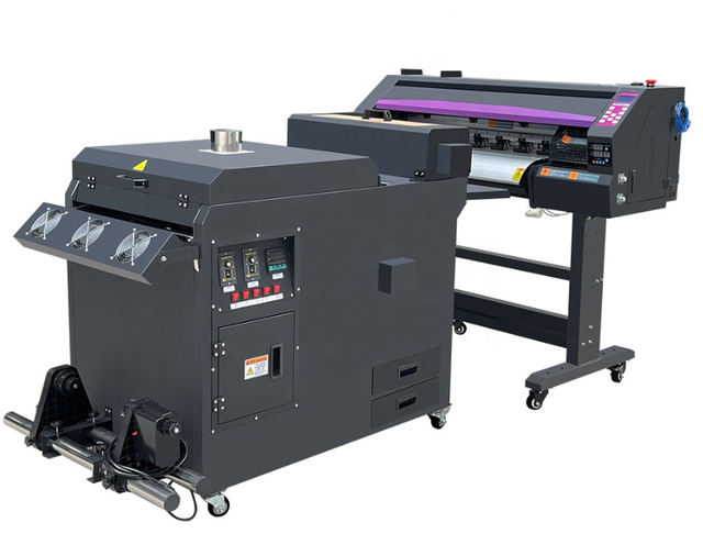 DTF Printer Machine 24inch Width Dual Head Xp600 with Glue Shaker for T Shirt Printing