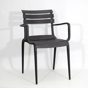 <span class=keywords><strong>Fauteuil</strong></span> d'extérieur moderne en <span class=keywords><strong>plastique</strong></span> pour patio, <span class=keywords><strong>jardin</strong></span>, cour, parc – Chaise de loisirs empilable et élégante pour usage domestique et hôtelier - Product Image 1