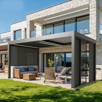 Pergola de haute qualité avec finition peinture poudrée, protection durable et esthétique moderne