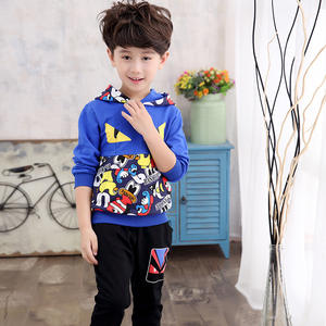 Conjunto de Ropa Infantil al por Mayor, Pantalones y Sudadera con Estampado para Niños - Product Image 4