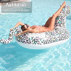 Leopard Swimming Float Inflatable Pool Lounger Float Beach Party Ring Pvc Pool Float Tube Water Ring Toys Swim Ring For Adults