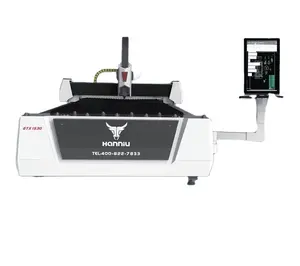 High power 6 kilo watt 6000W Reci Fiber laser CNC Cutting Machine High precision metal cutter Equipment for sale GTX-1530