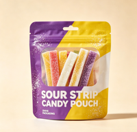 Pochette Doypack personnalisée avec fermeture éclair pour snacks et grains de café, en PE, recyclable, résistante à l'humidité, impression numérique, logo personnalisé