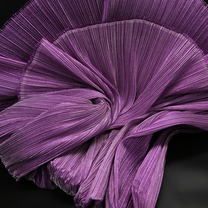 Tissu en maille de créateur <span class=keywords><strong>au</strong></span> <span class=keywords><strong>mètre</strong></span>, tissu plissé pour la confection de robes, matériau pour projets de couture DIY et de quilting - Product Image 3