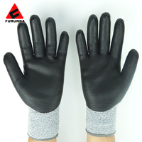 Gant résistant aux coupures niveau 5 affûtage des couteaux sécurité Anti-coupure Pu sécurité Anti-coupure jardinage industriel Pu gants mécaniciens Ce