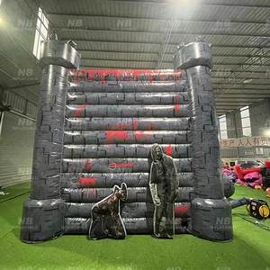Customized <b>Inflatable</b> Scary Themed Haunted <b>House</b> Tent for Kids Halloween Modern Style Black Color Easy Setup CE Certified - Product Image 2