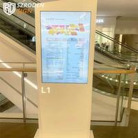 Écrans publicitaires WiFi pour café-bar, très demandés, sur pied, haute luminosité, affiches numériques, signalisation numérique pour restaurant, affichage de menu