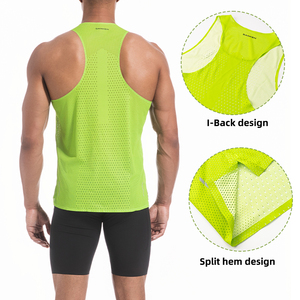 <span class=keywords><strong>Canotta</strong></span> da <span class=keywords><strong>Uomo</strong></span> Fitness Senza Cuciture ad Asciugatura Rapida Gilet da Corsa per Maratona e Sport all'Aperto Traspirante e Leggero <span class=keywords><strong>con</strong></span> <span class=keywords><strong>Stampa</strong></span> Logo e Nome Personalizzati - Product Image 4