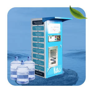 Repuesto pequeño de ósmosis inversa OEM ODM UV ozono Ro Canton justo bebiendo máquina expendedora de agua embotellada purificada para agua potable - Product Image 1