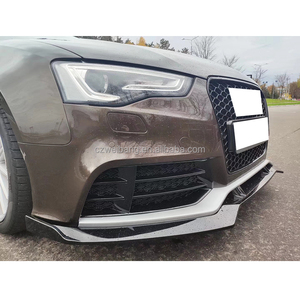 Nhà máy trực tiếp cung cấp phụ tùng ô tô nâng cấp cơ thể Kit <span class=keywords><strong>Bumper</strong></span> phía trước môi cho Audi RS5 <span class=keywords><strong>B8</strong></span> <span class=keywords><strong>b8</strong></span>.5 <span class=keywords><strong>Bumper</strong></span> 2008-2016 - Product Image 5