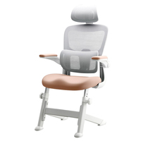 Chaise d'apprentissage ergonomique intelligente et portable en plastique de haute qualité pour enfants, avec hauteur de siège réglable et anti-cyphose, idéale pour la maison