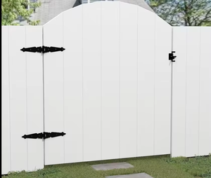 Лидер продаж, 8 дюймов, черная сталь, сверхпрочная петля для ремня с декоративным мягким закрытием для деревянного забора и ворот - Product Image 4