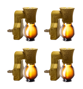 Diffuseur <span class=keywords><strong>d</strong></span>'arômes électrique sans eau à brancher, à commande par bouton, pour la maison, motif uni, écologique - Grande Vente - Product Image 2