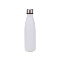 Cadeau promotionnel réutilisable argent noir Orange 750ml 500ml acier inoxydable isolé sous vide écologique 12-24 heures sport thermique