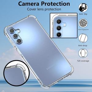 Funda Transparente para Samsung <span class=keywords><strong>Galaxy</strong></span> A35 <span class=keywords><strong>55</strong></span> <span class=keywords><strong>5G</strong></span>, Funda Delgada de TPU Suave con 4 Esquinas para Samsung <span class=keywords><strong>Galaxy</strong></span> A15 <span class=keywords><strong>5G</strong></span> - Product Image 3