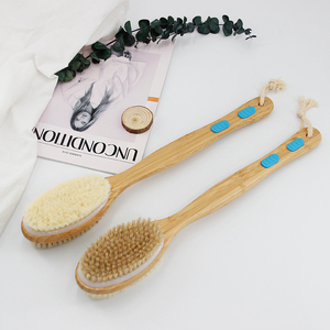 <span class=keywords><strong>Cepillo</strong></span> de Baño de Madera con <span class=keywords><strong>Cerdas</strong></span> de Jabalí y Logotipo Personalizado, Exfoliante para Espalda Seca, para Uso en el Hogar, <span class=keywords><strong>Cepillo</strong></span> de Ducha - Product Image 2