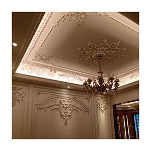 Moulage <span class=keywords><strong>d</strong></span>'<span class=keywords><strong>angle</strong></span> plat en polyuréthane PU <span class=keywords><strong>D</strong></span>écoration intérieure moderne Matériau de construction Avantage léger Moulage de corniche - Product Image 5