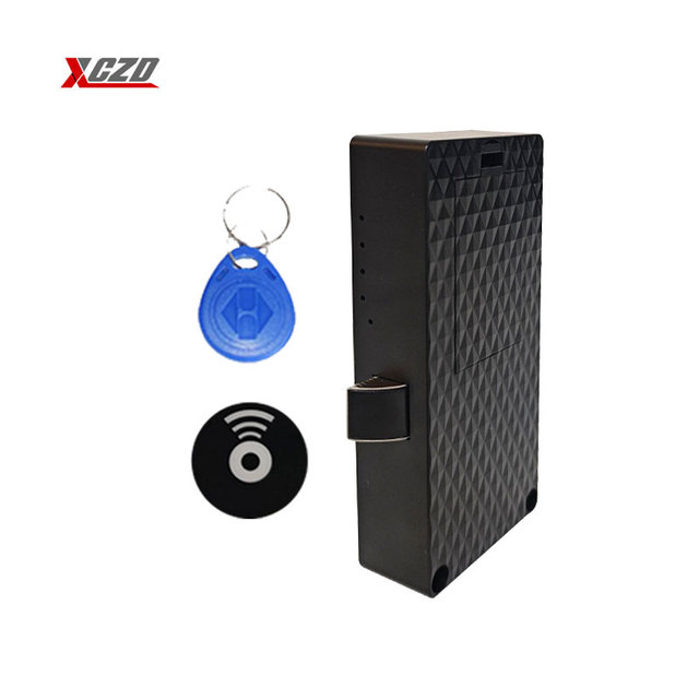 Hidden Electronic Locker Lock with RFID Induction Card Access Control for DIY Wooden Drawers Cabinets & Food Storage