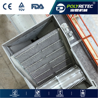 Ligne de broyage, lavage par friction, essorage et nettoyage de sacs en film PP HD/LDPE POLYTEC-1500 1500KG/H