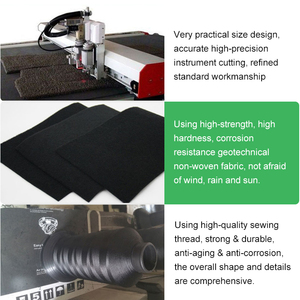 Macetas de aireación redondas para jardín de 2 galones, bolsas para macetas, bolsas para plantas de Control de raíces impresas personalizadas con correas de Asa resistentes - Product Image 3