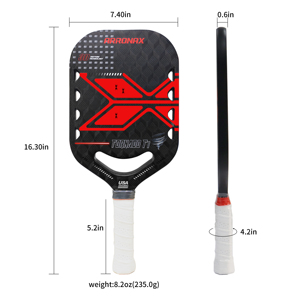 <span class=keywords><strong>Arronax</strong></span> Nouvelle Arrivée 16mm Logo Personnalisé 3D 18K Fibre de Carbone USAPA Approuvé Pickleball Paddle Brevet Exclusif - Product Image 3