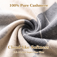 Pull en cachemire 100% personnalisé pour femme, col rabattu, color block, tricoté à la machine Stoll, style preppy, luxe discret, OEM, hiver