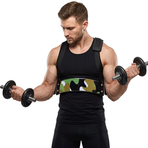 Custom Logo Adjustable Heavy Duty Gym Fitness High Strength Neoprene <b>Weight</b> Lifting <b>Barbell</b> Bicep Curl Green Camouflage Arm - Product Image 1