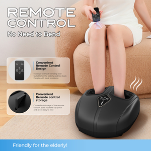 Y Home Office Shiatsu Máquina de masaje de pies vibratorio y amasado profundo con dispositivo de relajación de pies relajante de calor - Product Image 5