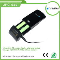 Producto en Oferta, Cargador de Batería Universal para Cámara 2026 con Indicador Luminoso, Ranura y Pin Ajustable para Baterías de Iones de Litio y AA