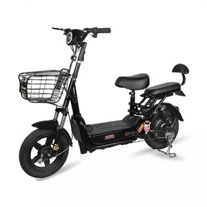 Bicicleta Eléctrica Urbana Económica de 14 Pulgadas y 48v, Bicicleta Eléctrica de 2 Plazas, 350w - Product Image 2