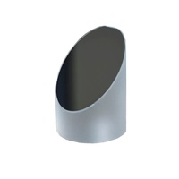 Miroir en silice fondue UV première surface 45 °   Revêtement en aluminium pour miroir à tiges, pour laser UV et instruments scientifiques