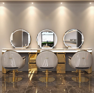 Espejo para barbería, espejo para cortar el cabello, espejo para teñir y rizar el cabello, espejo integrado especial para peluquería - Product Image 5