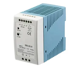 Mini Din ray anahtarlama güç kaynağı 100w 24v Din ray SMPS MDR-100-24